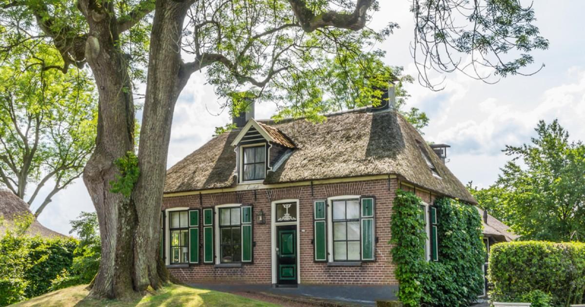 Een recent gerenoveerde boerderij.